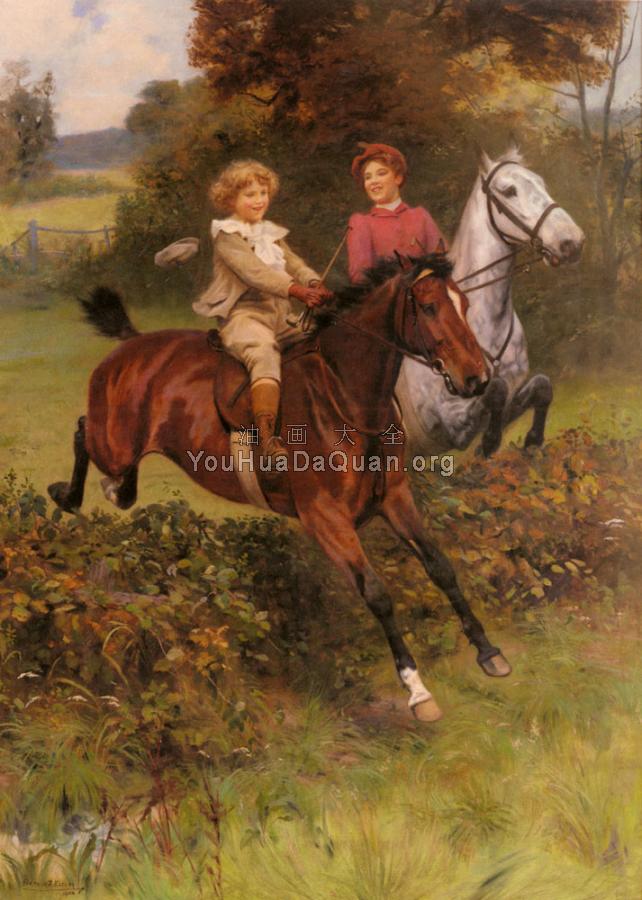 His First Fence - 亚瑟·约翰·埃尔斯利